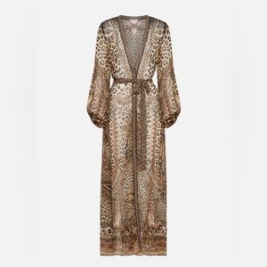 Camilla Leopard Print Kimono